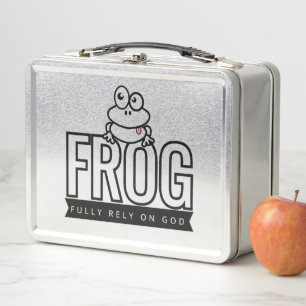 Fully Rely on God Christian Lunch Box