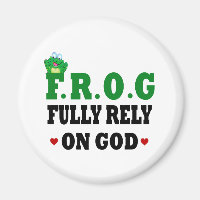 Fully Rely On God Frog