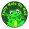 Fully Rely on God Froggy Sticker