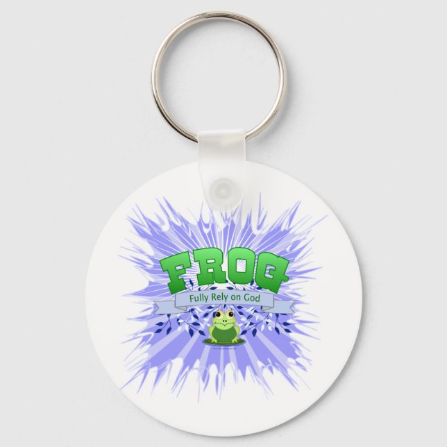 Fully Rely on God Key Ring (Front)