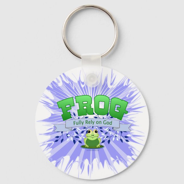 Fully Rely on God Key Ring (Front)