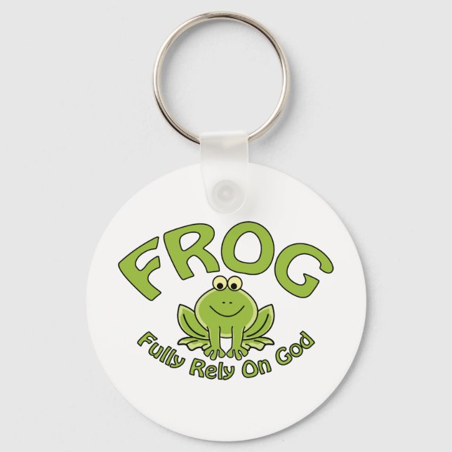 Fully Rely On God Key Ring (Front)