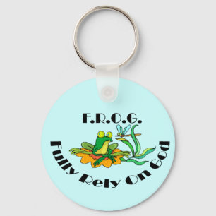 Fully Rely On God Keychain