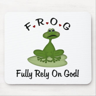 Fully Rely on God Mouse Mat