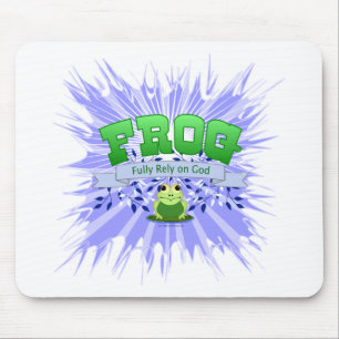 Fully Rely on God Mouse Mat