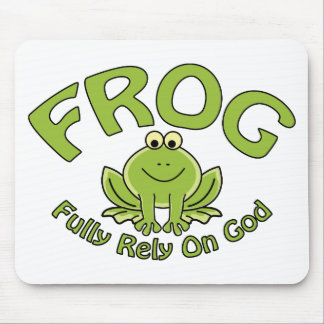 Fully Rely On God Mouse Mat