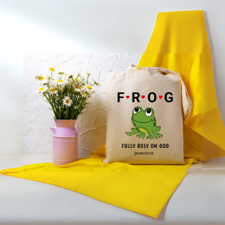 Fully Rely On God Personalised Tote Bag