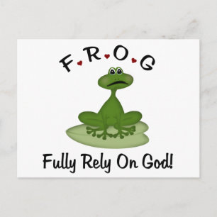 Fully Rely on God Postcard