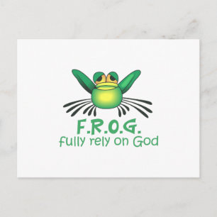 FULLY RELY ON GOD POSTCARD