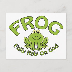 Fully Rely On God Postcard