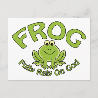 Fully Rely On God Postcard