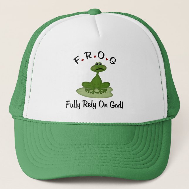 Fully Rely on God Trucker Hat (Front)