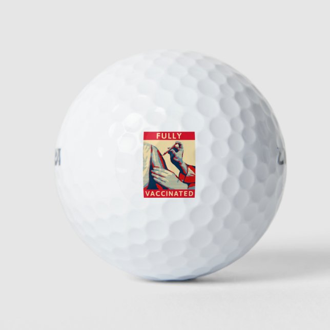 Fully Vaccinated Golf Balls (Front)
