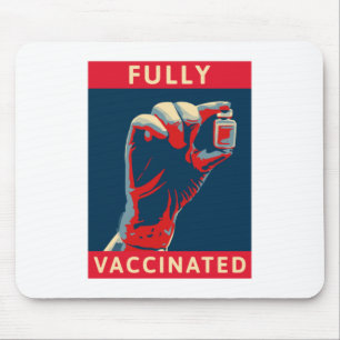 Fully Vaccinated Mouse Mat