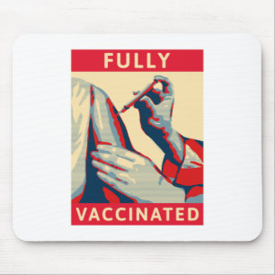 Fully Vaccinated Mouse Mat