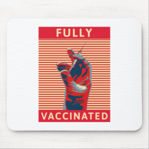 Fully Vaccinated Mouse Mat