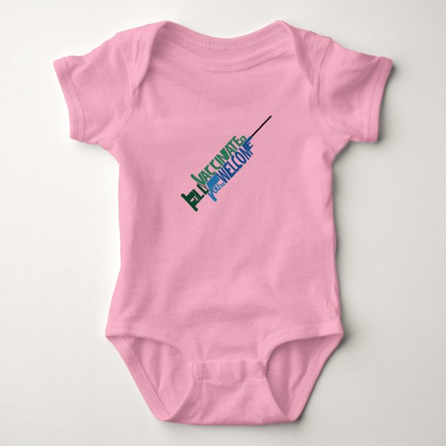 Fully Vaccinated Shirt! Baby Bodysuit (Front)