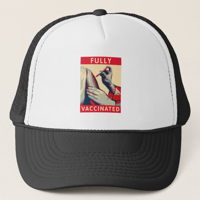 Fully Vaccinated Trucker Hat (Front)