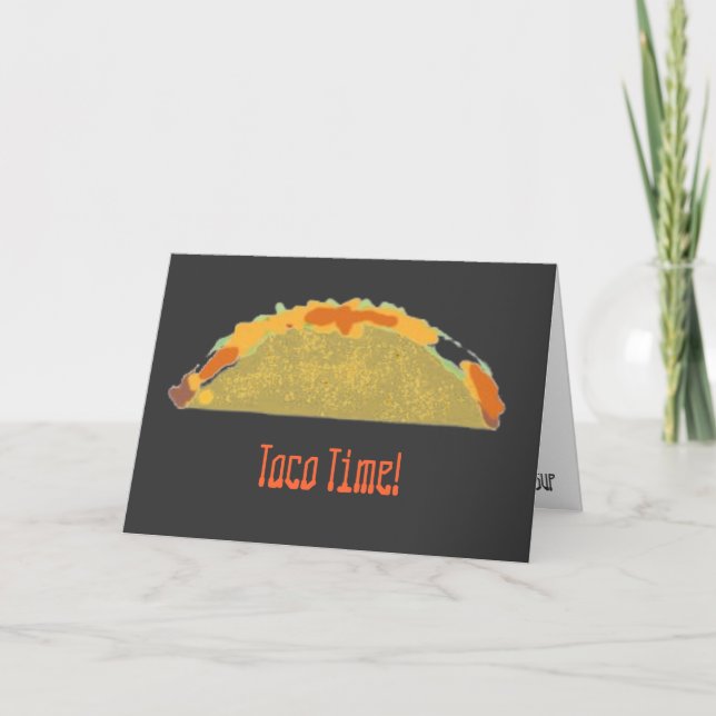 Fullyloaded, Taco Time! Invitation (Front)