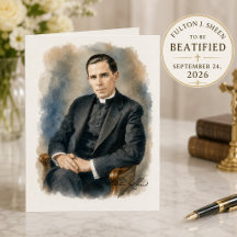 Fulton J. Sheen Beatification Catholic Greeting
