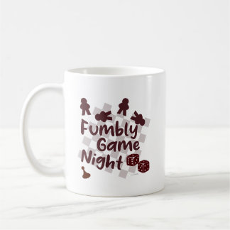 Fumbly Family Game Night Humour Design Coffee Mug