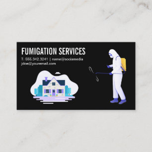 Fumigation Worker Business Card