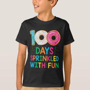 Fun 100 Days Sprinkled With Fun Doughnut School Te T-Shirt