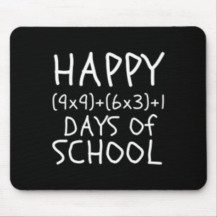 Fun 100th Day Of School Teacher Kids 100 Days Math Mouse Mat