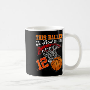 Fun 12 Years Old Kids Gift 12th Birthday Bysketbyl Coffee Mug