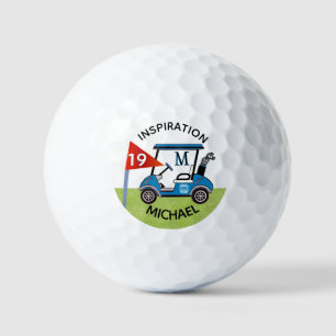 Fun 19th Hole Custom Cart Personalized  Golf Balls