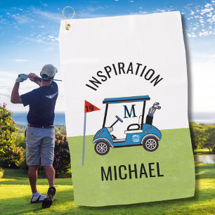 Fun 19th Hole Custom Cart Personalized  Golf Towel