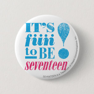 Fun 2 B 17-Aqua 6 Cm Round Badge