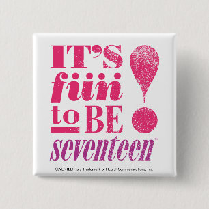 Fun 2 B 17-Magenta 15 Cm Square Badge