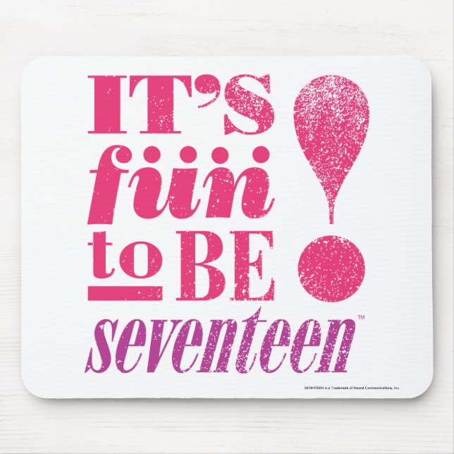 Fun 2 B 17-Magenta Mouse Mat (Front)