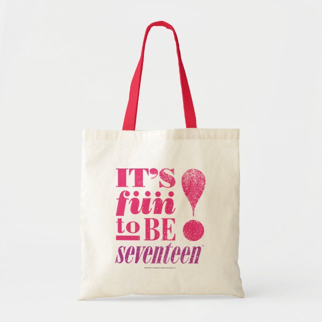 Fun 2 B 17-Magenta Tote Bag (Front)