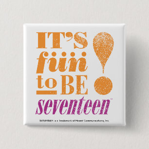 Fun 2 B 17-Orange 15 Cm Square Badge