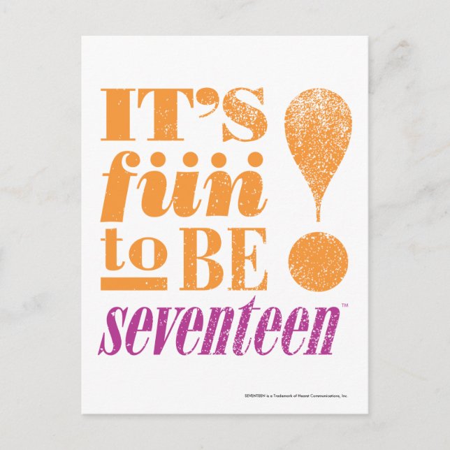 Fun 2 B 17-Orange Postcard (Front)