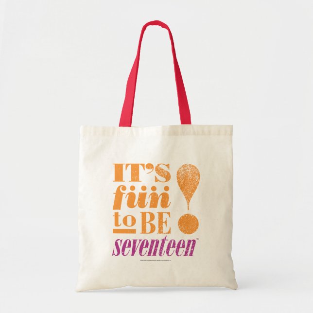 Fun 2 B 17-Orange Tote Bag (Front)