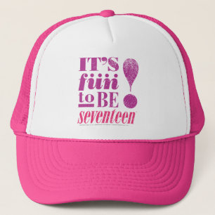 Fun 2 B 17-Purple Trucker Hat
