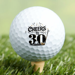 Fun 30th Birthday Golf Balls