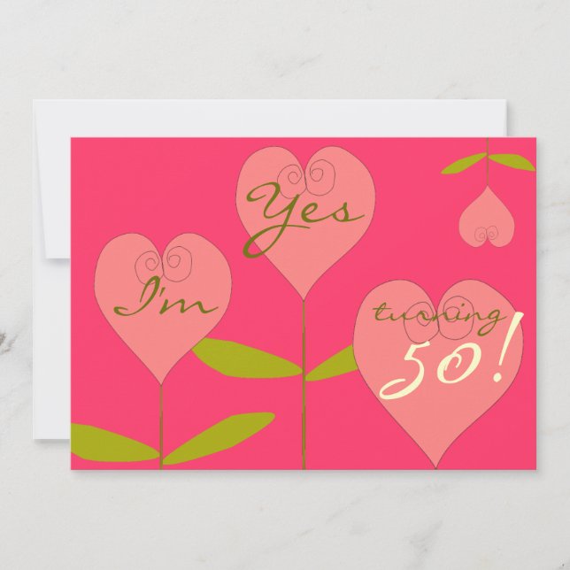 Fun 50th birthday Invitation (Front)