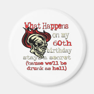 Fun 60th Birthday Gifts Magnet