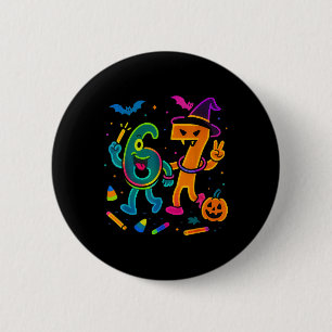 Fun 67 Meme Glow Style Halloween 6 7  Cm Round Badge