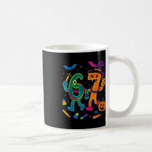 Fun 67 Meme Glow Style Halloween 6 7 Coffee Mug