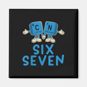 Fun 67 Meme Six Seven Funny Science Teacher Period Magnet
