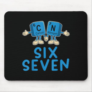 Fun 67 Meme Six Seven Funny Science Teacher Period Mouse Mat