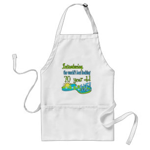 Fun 70th Birthday Gifts Standard Apron