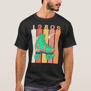 Fun 80s Roller Skates Derby Disco Retro Vintage Pa T-Shirt