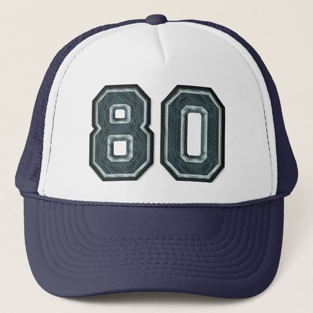 Fun 80th Birthday Party Trucker Hat (Front)