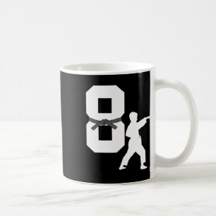 Fun 8th Birthday Karate Taekwondo 8 Year Old Boy K Coffee Mug